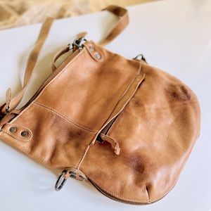 Bed|Stu Leather Convertible Clutch/Shoulder Bag